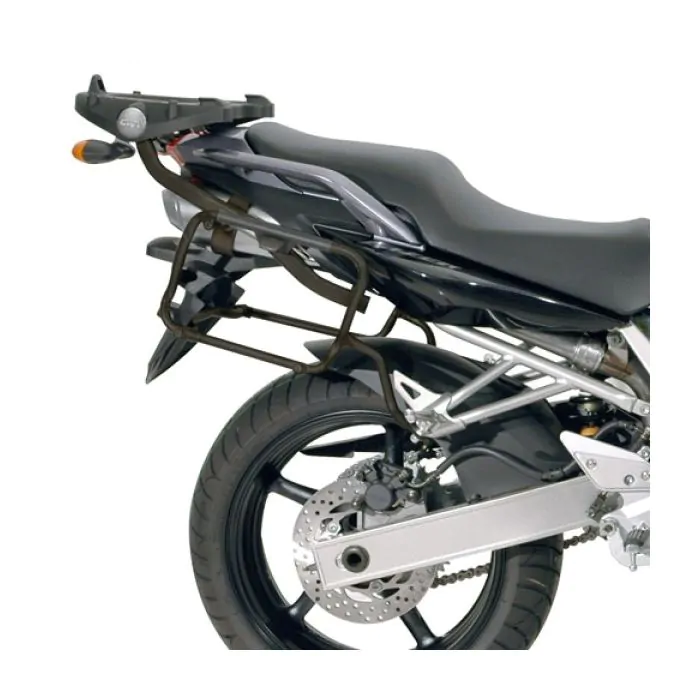 SUPORTE LATERAL GIVI PLX351 DE BAUS V35 MONOKEY PARA YAMAHA FAZER