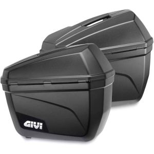 BAU LATERAL (PAR) GIVI E22N DE 22 LITROS PRETO 