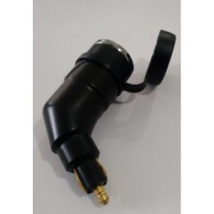 TOMADA 5 VOLTS COM 3.3 AMPERES ADAPTADOR USB PADRAO SW-MOTECH MODELO INCLINADO PARA BMW / TRIUMPH 