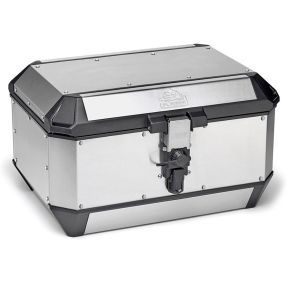 BAU TRASEIRO GIVI ALA56A TREKKER ALASKA EM ALUMINIO PRATA DE 56 LITROS