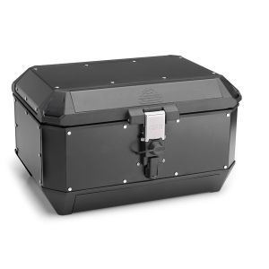 BAU TRASEIRO GIVI ALA56B TREKKER ALASKA EM ALUMINIO PRETO DE 56 LITROS 