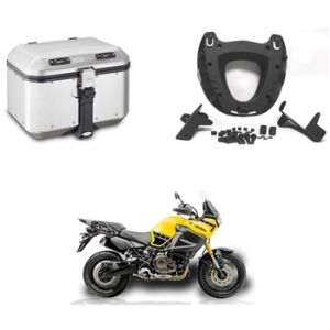 COMBO BAU GIVI DOLOMITI DLM46A 46 LTS + SUPORTE BAU SR371 YAMAHA XT 1200Z / XT 1200ZE