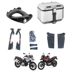 COMBO BAU GIVI DOLOMITI DLM46A 46 LTS + SUPORTE BAU SR5129BR + BASE M-5 PARA BMW F750GS / F850GS (2019 +) 