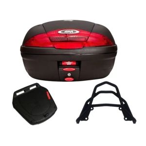 COMBO BAU TRASEIRO GIVI E450N 45 LTS + SUPORTE SR2141 YAMAHA LANDER 250 (2019 - 2021)