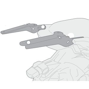 KIT - RACK / SUPORTE TRASEIRO GIVI SR4114 DE BAUS MONOKEY OU MONOLOCK KAWASAKI VERSYS 650 (15-21) + BASE DE ENCAIXE (M5 OU M-5M)