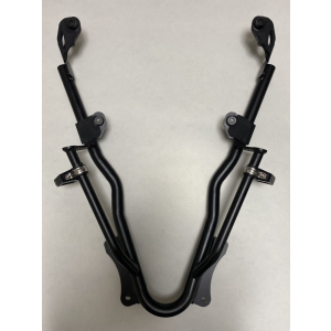 KIT - SUPORTE TRASEIRO GIVI SR5130 DE BAUS MONOKEY OU MONOLOCK PARA BMW C400X + BASE DE ENCAIXE (M5 OU M-5M)