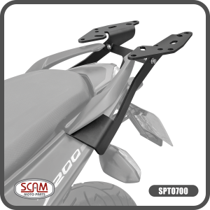 SUPORTE TRASEIRO SCAM SPTO700 BAJAJ DOMINAR 160 / 200 (2023 +)