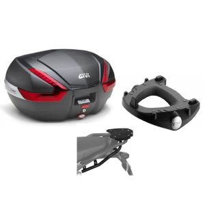 COMBO BAU GIVI V47NN 47LTS + SUPORTE SCAM SPTO310 + BASE GIVI M-5 DUCATI MULTISTRADA (2016 +)