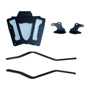 KIT - RACK / SUPORTE TRASEIRO GIVI SR6122 DE BAUS MONOKEY OU MONOLOCK PARA KYMCO AK 550 PREMIUM+ BASE DE ENCAIXE (M5 OU M-5M)