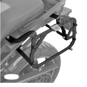 SUPORTE LATERAL DE BAUS SCAM SPTO531 PARA BMW F750GS / F850GS (2018 +) / F800GS (2024 +)