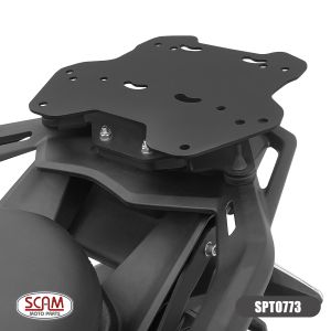SUPORTE TRASEIRO SCAM SPTO773 BMW R1300GS (2024 +) - TRIPLE BACK EXCLUSIVO BASE BAU FIXA