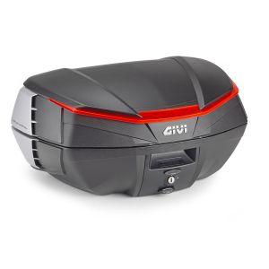 BAU TRASEIRO GIVI V49N AR MONOKEY 49 LITROS PRETO E LENTE VERMELHA  